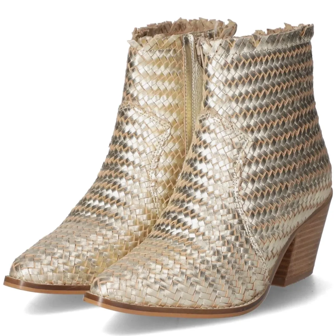 Ankle Boots - gold