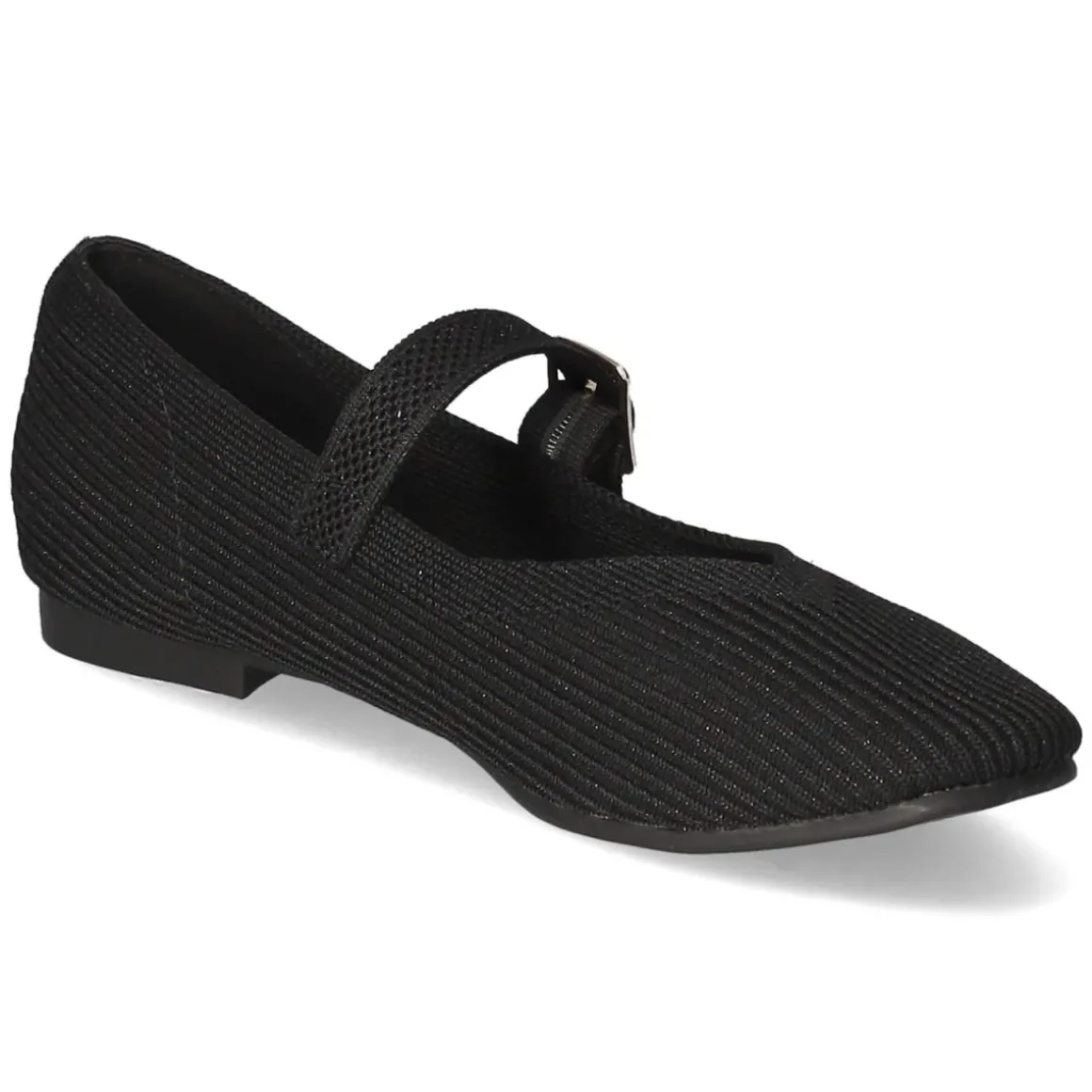 Ballerinas - black/silver