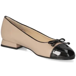 Ballerinas - Taupe/Schwarz