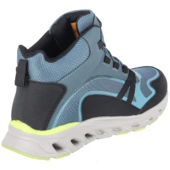 Boots - schwarz/türkis