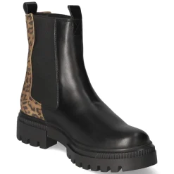 Chelsea Boot - Black-Leopard