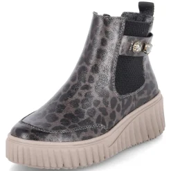 Chelsea Boots - grau/schwarz