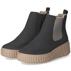 Chelsea Boots - pazifik/leinen