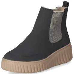 Chelsea Boots - pazifik/leinen