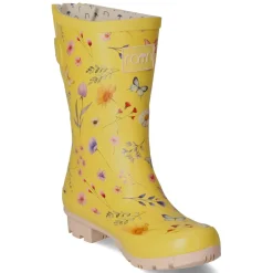 Gummistiefel BUTTERFLY - Yellow-Pink