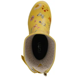 Gummistiefel BUTTERFLY - Yellow-Pink