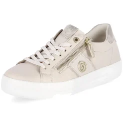 Halbschuhe - beige kombi