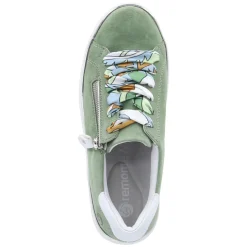 Halbschuhe - grün kombi