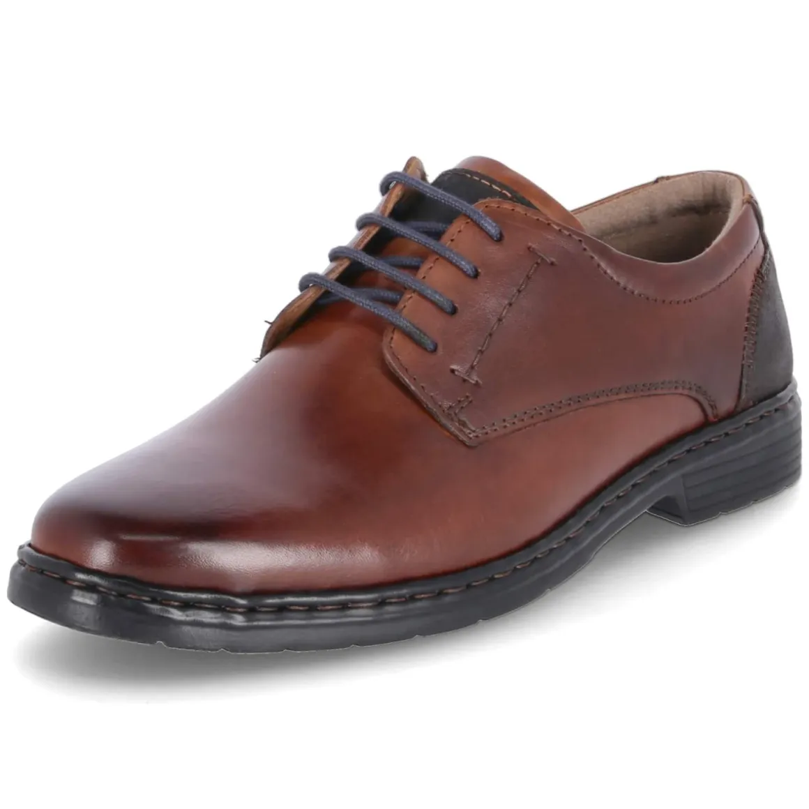 Halbschuhe ALASTAIR 01 - COGNAC-KOMBI