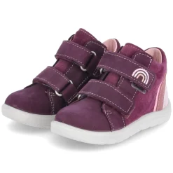 Halbschuhe LARA - merlot/rose