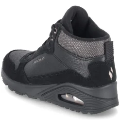 High Sneaker UNO-STARCE SHINE - black