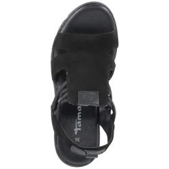 Keilsandaletten - black