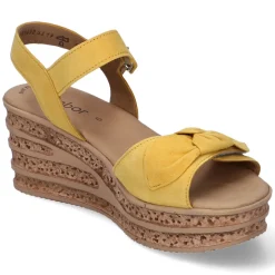 Keilsandaletten - golden