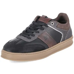 Low Sneaker - Black-Brown