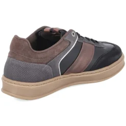 Low Sneaker - Black-Brown