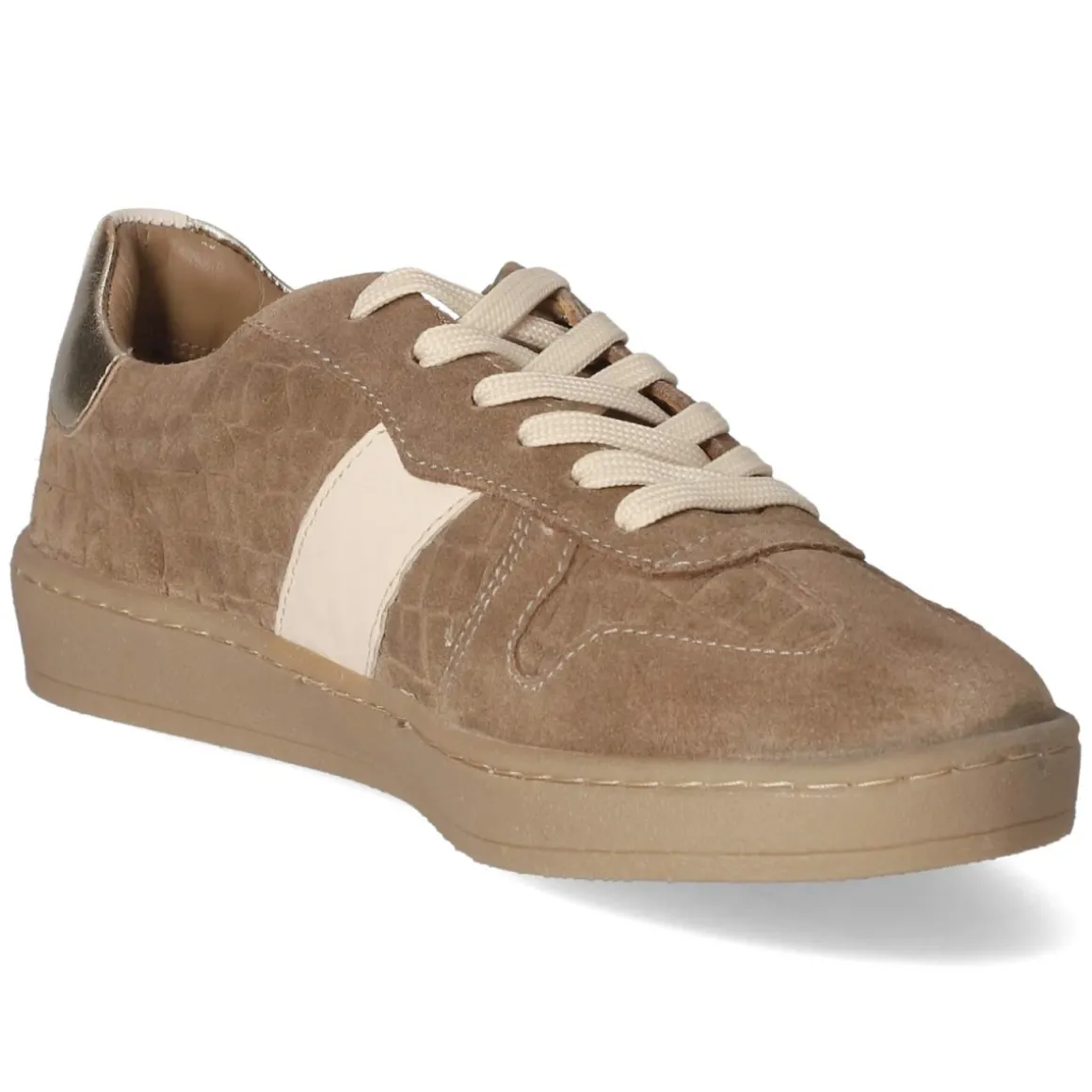 Low Sneaker - Brown-Beige