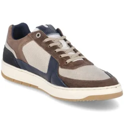 Low Sneaker - Grey - Dark Brown