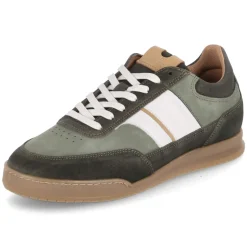Low Sneaker - moss green-white