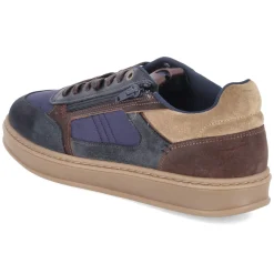 Low Sneaker - Navy-Brown