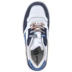 Low Sneaker - navy-cobalt-white