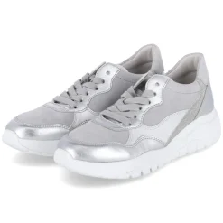 Low Sneaker - silber kombi