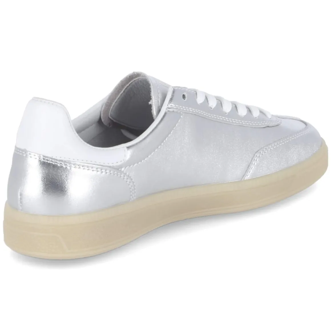 Low Sneaker - silber/platin