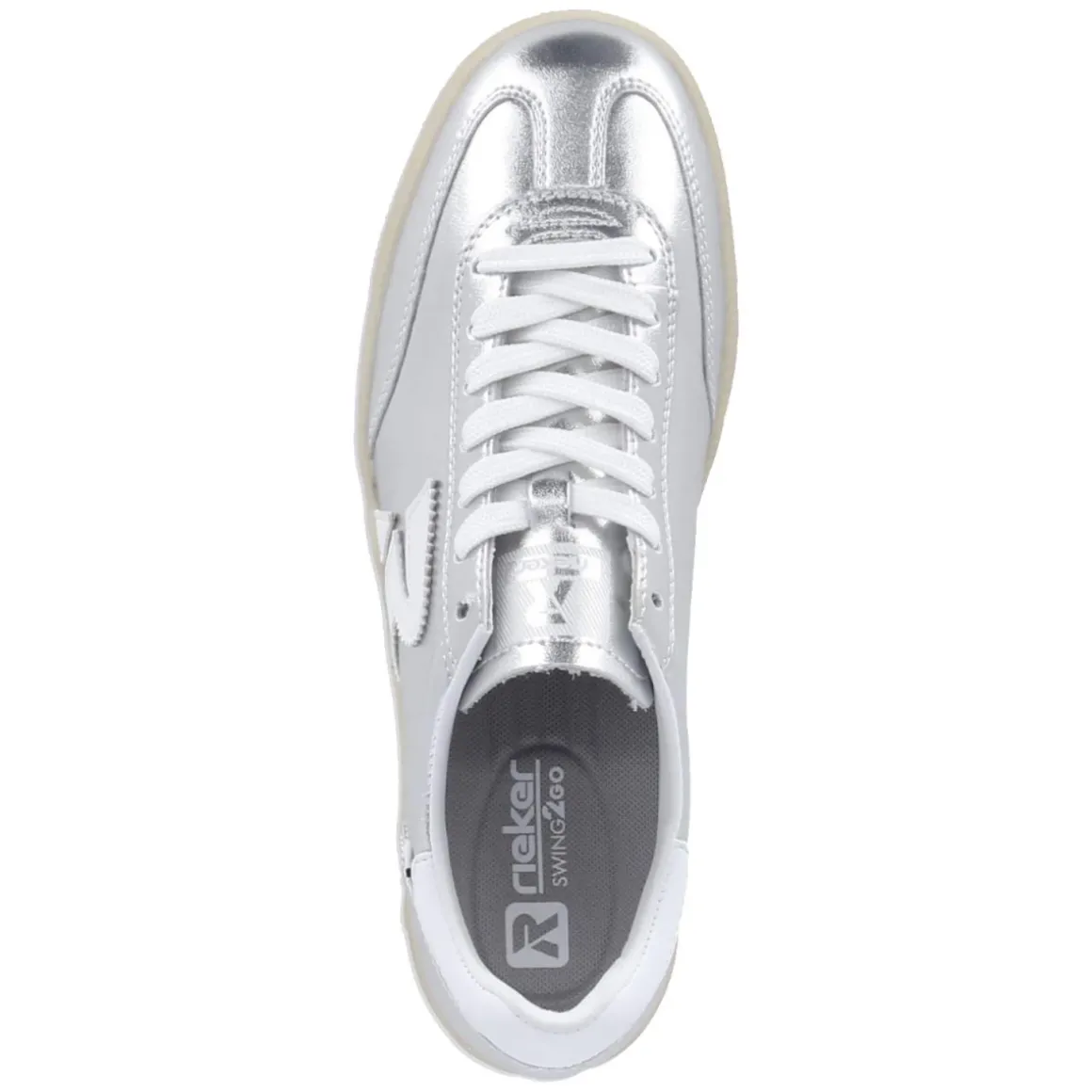 Low Sneaker - silber/platin