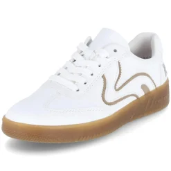 Low Sneaker - weiss/camel