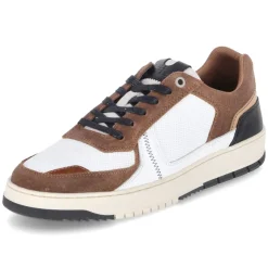 Low Sneaker - white - darkbrown