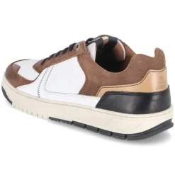 Low Sneaker - white - darkbrown