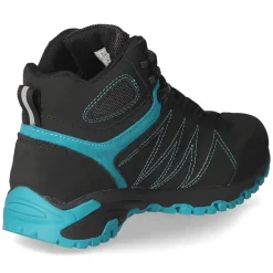 Outdoorsneaker MOUNT KAPEL - schwarz/türkis