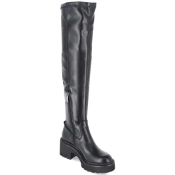 Overkneestiefel - black