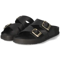 Pantoletten - BLACK LEATHER