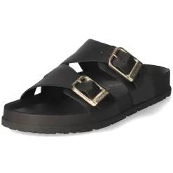 Pantoletten - BLACK LEATHER