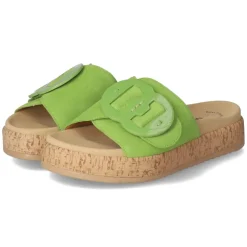 Pantoletten - granny green