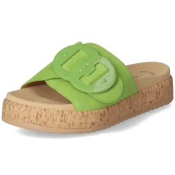 Pantoletten - granny green