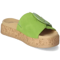 Pantoletten - granny green