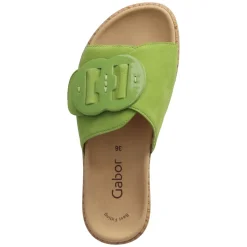 Pantoletten - granny green