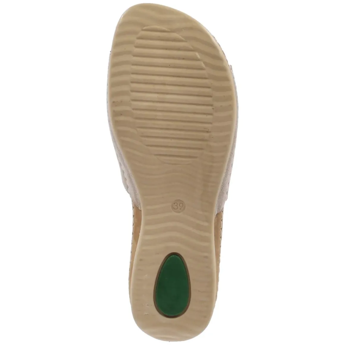 Pantoletten - rock beige