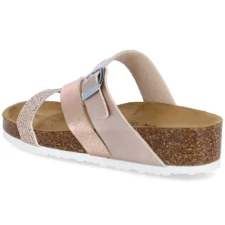 Pantoletten - rose/multi