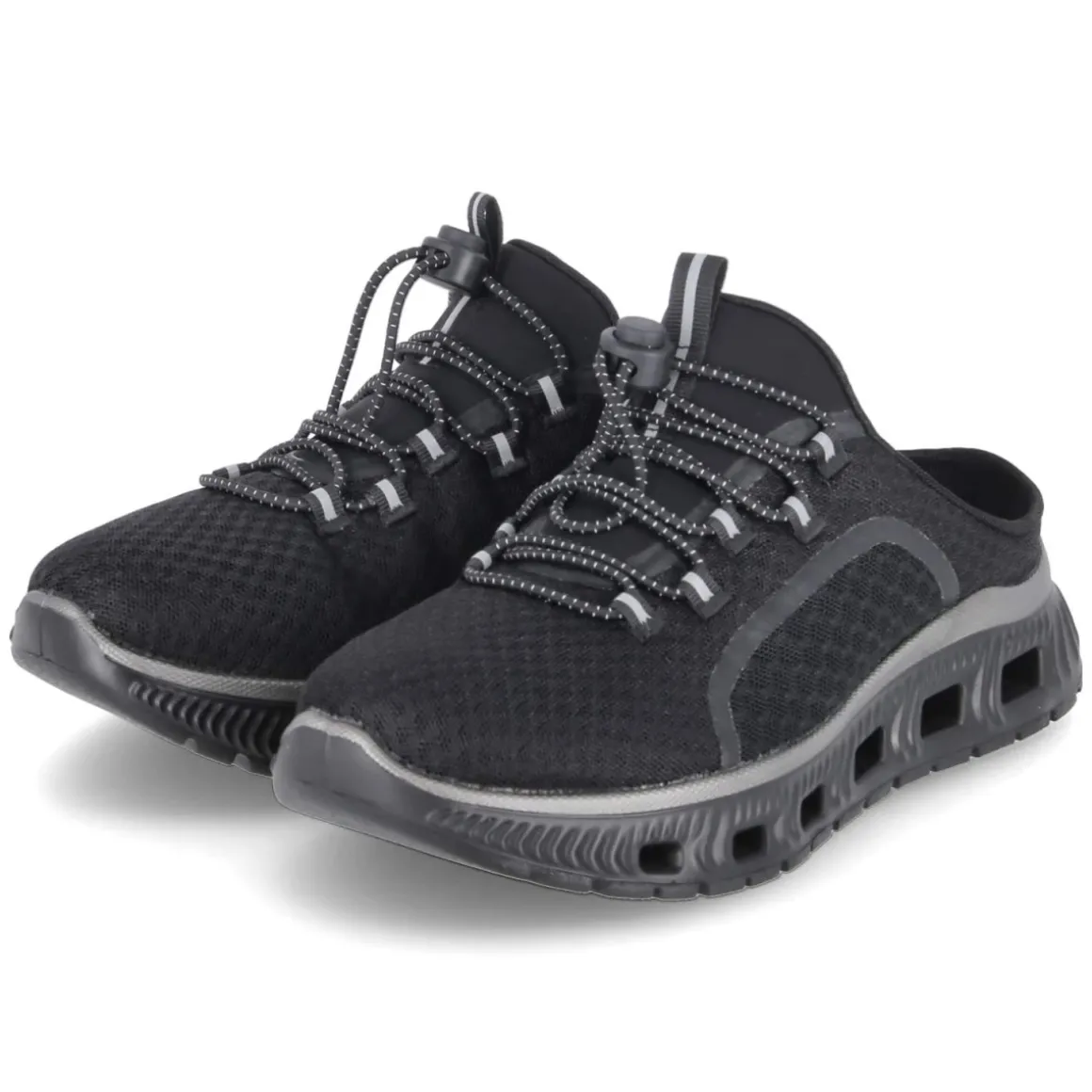 Pantoletten - schwarz