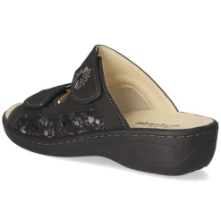 Pantoletten - Schwarz/ Space