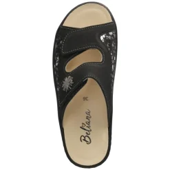 Pantoletten - Schwarz/ Space