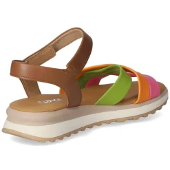 Sandalen - pink/gree/oran/cam