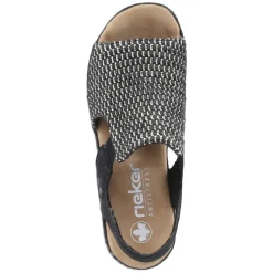 Sandalen - schwarz kombi