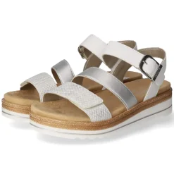 Sandalen - silber/platin