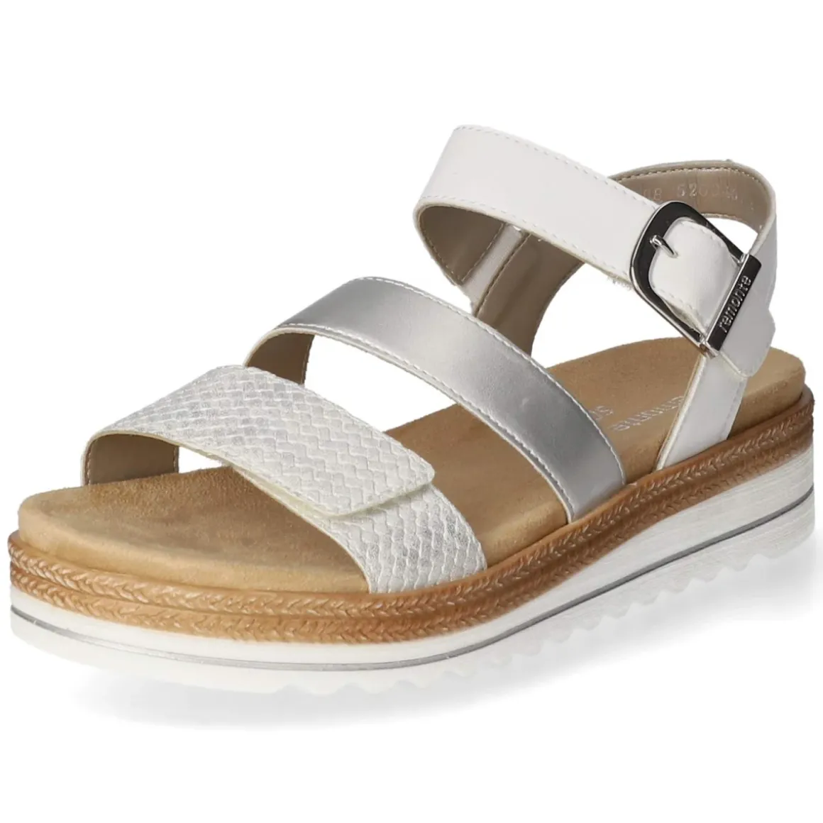 Sandalen - silber/platin