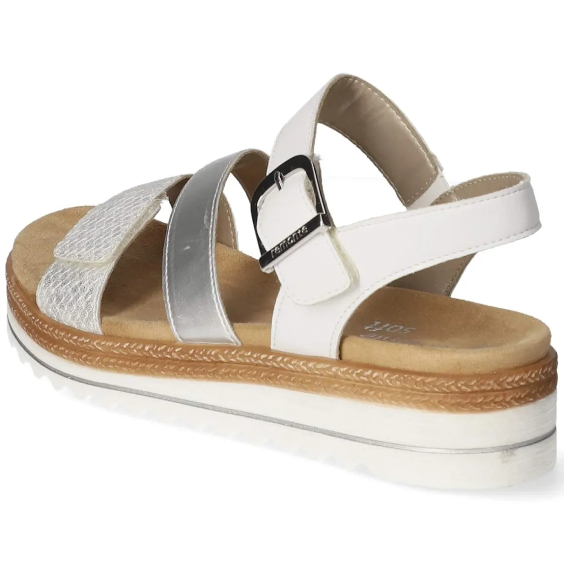Sandalen - silber/platin
