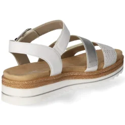 Sandalen - silber/platin