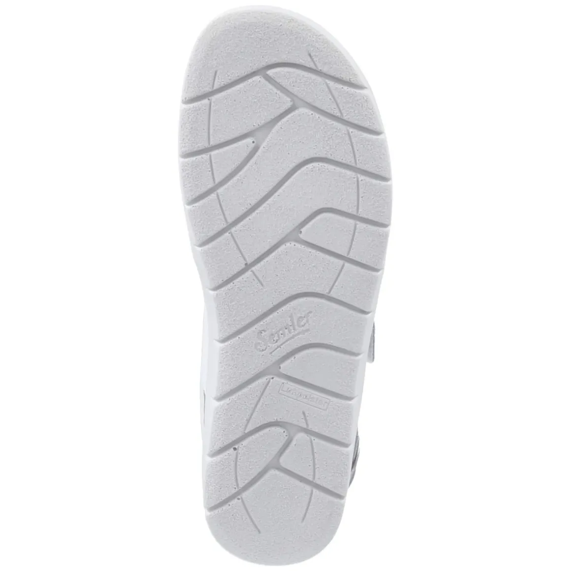 Sandalen FLOWER-SAMT/SOFT-N. - weiss